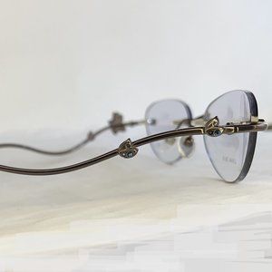 Brand-new Judith Lieber Jeweled Titanium Eyeglasses Handmade in Japan